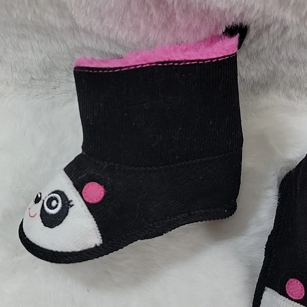Carter's Panda Bear Soft Boots 9-12 Months